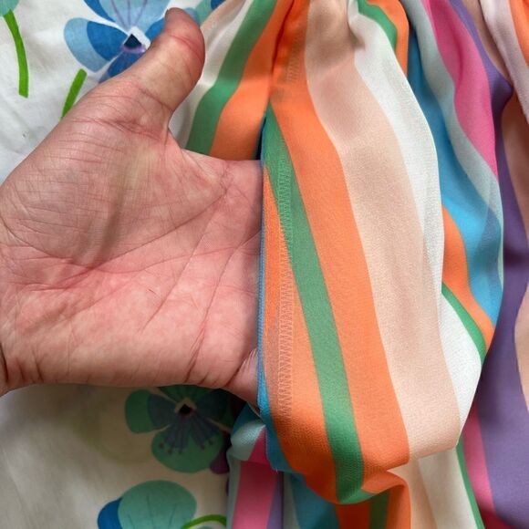 ModCloth Sherbet Stripe Halter Dress - Picture 3 of 12